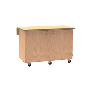 Diversified Spaces Robotics Robot Cabinet, Oak, 62"W x 32" D x 41.5" H