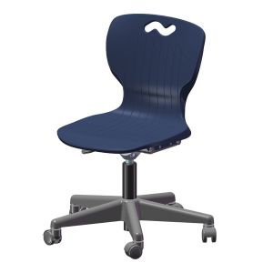 USACapitol Ntersect Lab Chair, Adjustable 15.5" - 20.25" with Gas Lift