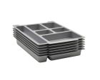 6 Pack Gratnells Molded 6 Section Insert for F1 Trays