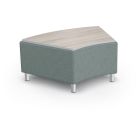 MooreCo Morris 45º Wedge Bench – Table Top, 16"H x 45"W x 29.5"D