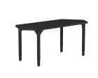 NPS® Heavy-Duty Height Adjustable Activity Table, 24" x 60" Hex, MDF Core/ProtectEdge, Black Legs