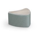 MooreCo Morris Chevron Bench – Table Top, 16"H x 30"W x 24"D