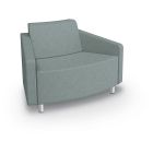 MooreCo Morris 45º Outside Wedge Chair – Both Arms, 34.5"H x 53"W x 29.5"D