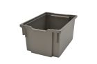 6 Pack Gratnells Storage Tray - F25 Extra Deep - Silver