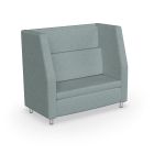 MooreCo Morris High Back Loveseat – Both Arms, 37.4"H x 56.3"W x 29.5"D